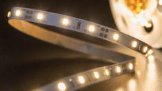 Лента светодиодная 6,3 Вт/м SMD2835, открытая (IP20) Теплый, 12В, 3М &mdash; Multielectrika