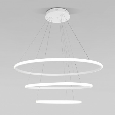 Подвесной светодиодный светильник с пультом управления 90264/3 белый — Multielectrika