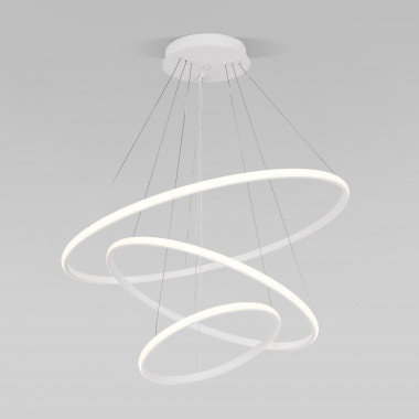 Подвесной светодиодный светильник с пультом управления 90264/3 белый — Multielectrika