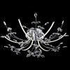 Светодиодная люстра с хрусталем 90037/6 хром фото 2 — Multielectrika