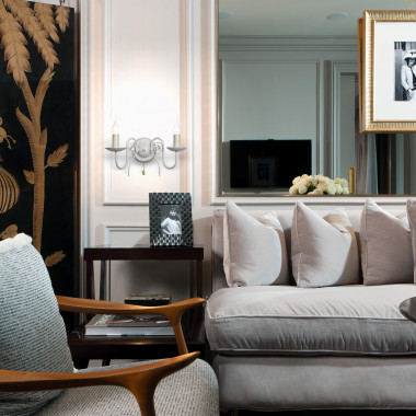 Бра с хрустальным декором 60018/2 белый с золотом — Multielectrika