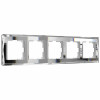 Рамка из стекла на 5 постов Diamant зеркальный W0051220 фото 1 &mdash; Multielectrika