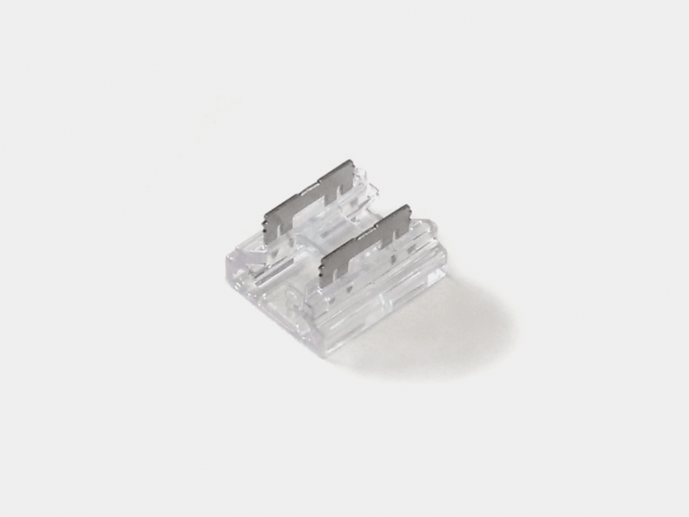 Пластиковый прямой коннектор для ленты 8мм, CN-8MM-2P-Z-SC-H фото 1 — Multielectrika