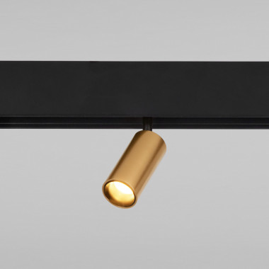 Slim Magnetic Трековый поворотный светильник 5W 4200K Cantors латунь 85036/01 — Multielectrika