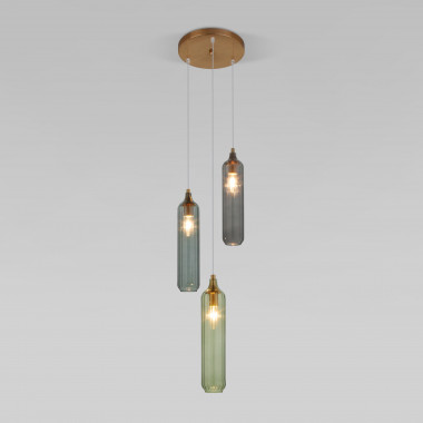 Умный подвесной светильник 50252/3 латунь — Multielectrika