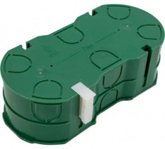 Подрозетник для бетона двойной, для розеток Systeme Electric KM-252 1шт &mdash; Multielectrika