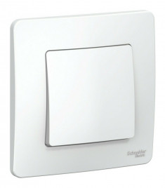 Выключатель 1-клавишный Systeme Electric BLANCA, скрытый монтаж, белый, BLNVS010101 &mdash; Multielectrika