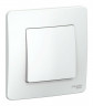 Выключатель 1-клавишный Systeme Electric BLANCA, скрытый монтаж, белый, BLNVS010101