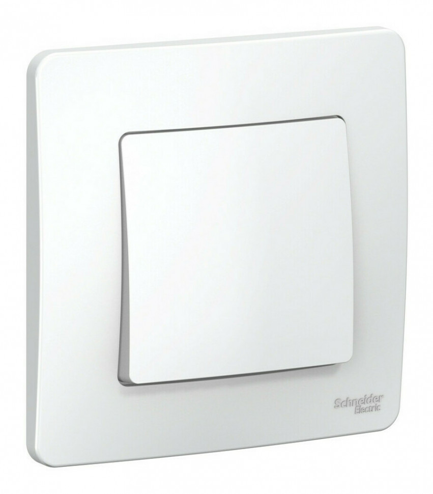 Выключатель 1-клавишный Systeme Electric BLANCA, скрытый монтаж, белый, BLNVS010101 фото 1 &mdash; Multielectrika