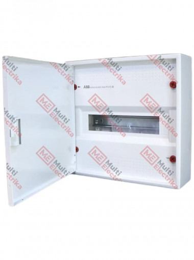 Щит накладной ABB AK612E2 12 модулей, 1 ряд (с винтовыми клеммами N/PE) 2CPX032568R9999, белый &mdash; Multielectrika