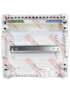 Щит накладной ABB AK612E2 12 модулей, 1 ряд (с винтовыми клеммами N/PE) 2CPX032568R9999, белый фото 3 &mdash; Multielectrika