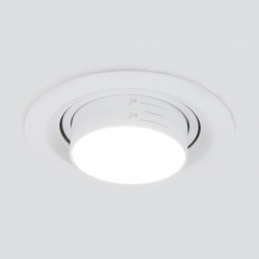 Встраиваемый светодиодный светильник с регулировкой угла освещения Zoom 15W 3000K черный 9920 LED &mdash; Multielectrika