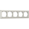 Рамка на 5 постов (жемчужный) WL07-Frame-05 фото 1 — Multielectrika