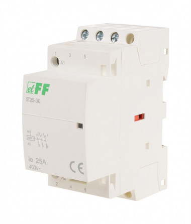 Контактор модульный (Ампер-25 / Волт-230 АС / Контакт-3NO) ST25-30 — Multielectrika