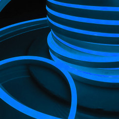 Светодиодный гибкий неон 220 В 9.6 Вт/м 120Led/м 2835 IP67, односторонний, синий, 50 м Гибкий неон 220V 9,6W 120Led 2835 IP67 односторонний синий, 50 м &mdash; Multielectrika