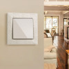 W0012303/ Рамка на 1 пост Flock (слоновая кость) W0012303 фото 4 — Multielectrika
