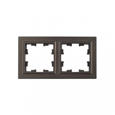 Рамка на 2 поста IEK Brite РУ-2-БрТБ темная бронза — Multielectrika