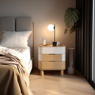 Настольный светильник с мраморным основанием 01157/1 черный — Multielectrika