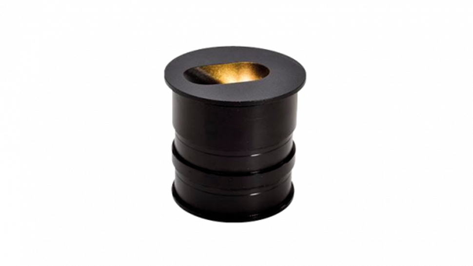 GW-R612-3-BL-WW, бра встраиваемое для подсветки лестницы/пола FLOOR R Черный 3Вт 3000К IP54 фото 1 — Multielectrika