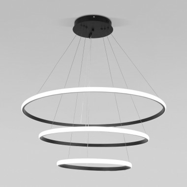 Подвесной светодиодный светильник с пультом управления 90264/3 черный — Multielectrika