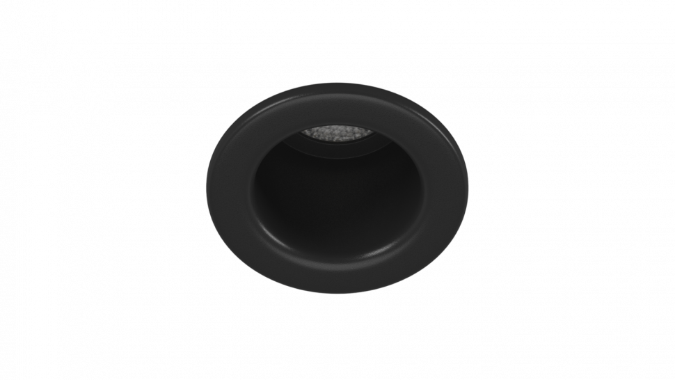 Светильник встраиваемый Hidden, DL-A004-3-BL-WW, черный, IP20, 3Вт, 3000К фото 1 — Multielectrika