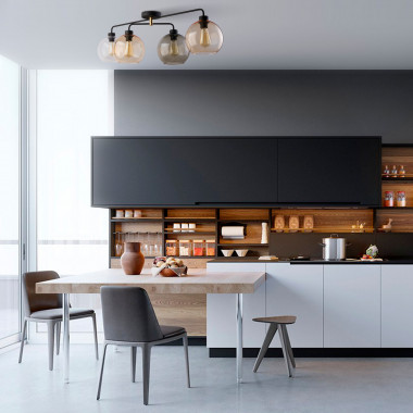 Потолочная люстра со стеклянными плафонами 4460 Grant — Multielectrika