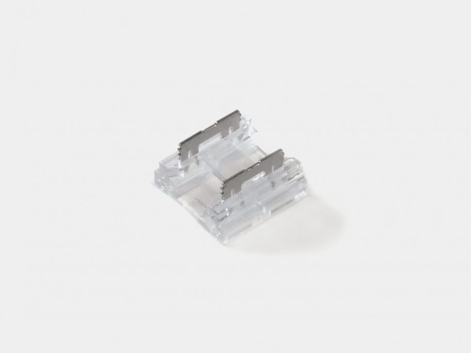 Пластиковый прямой коннектор для ленты 10мм, CN-10MM-2P-Z-SC-H фото 1 — Multielectrika