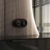 Выключатель на 4 положения двухклавишный черный ретро W5620008 фото 8 &mdash; Multielectrika