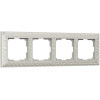 Рамка на 4 поста (жемчужный) WL07-Frame-04 фото 1 — Multielectrika