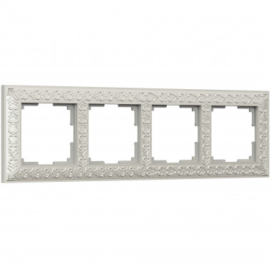 Рамка на 4 поста (жемчужный) WL07-Frame-04 — Multielectrika