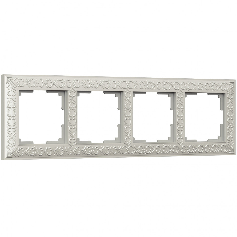 Рамка на 4 поста (жемчужный) WL07-Frame-04 фото 1 — Multielectrika