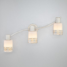 Настенный светильник 20025/3 белый с золотом / хром &mdash; Multielectrika