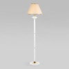 Напольный светильник с тканевым абажуром 01086/1 белый фото 1 — Multielectrika