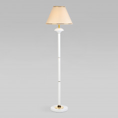 Напольный светильник с тканевым абажуром 01086/1 белый &mdash; Multielectrika