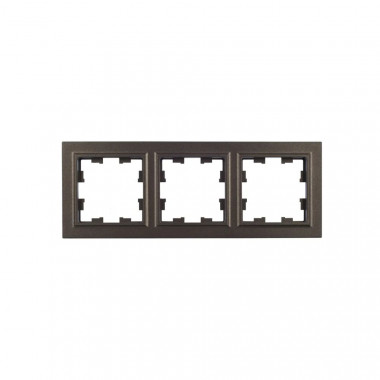 Рамка на 3 поста IEK Brite РУ-3-БрТБ темная бронза — Multielectrika