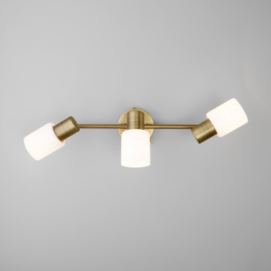 Настенный светильник с поворотными плафонами 20089/3 бронза — Multielectrika