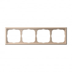 Рамка на 4 поста Systeme Electric ArtGallery универсальная, песочный &mdash; Multielectrika