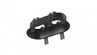 Корпус светильника встраиваемый, серия COMBO 5, черный, IP20, COMBO-50-BL — Multielectrika