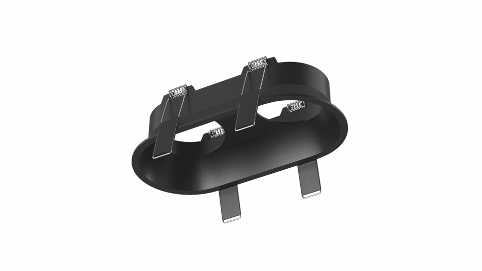 Корпус светильника встраиваемый, серия COMBO 5, черный, IP20, COMBO-50-BL фото 1 — Multielectrika