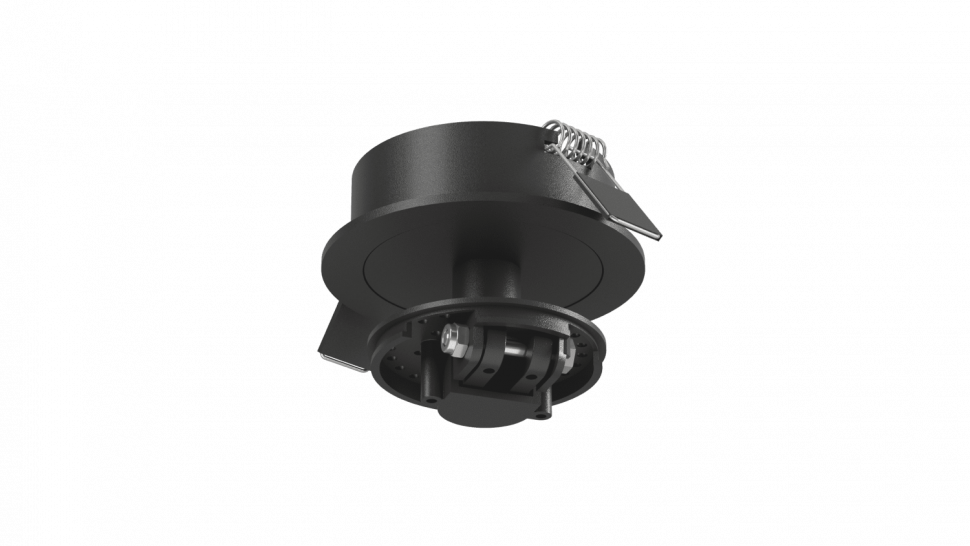 VL-M4-BL Сменное крепление M4 для светильников VILLY встраиваемое. Черное фото 1 — Multielectrika