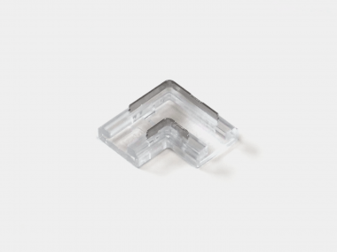 Пластиковый L-коннектор для ленты 8мм, CN-8MM-2P-L-SC-H — Multielectrika