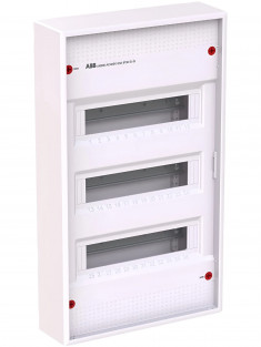 Щит накладной ABB AK636E3 36 модулей, 3 ряда (с винтовыми клеммами N/PE) 2CPX032570R9999, белый &mdash; Multielectrika