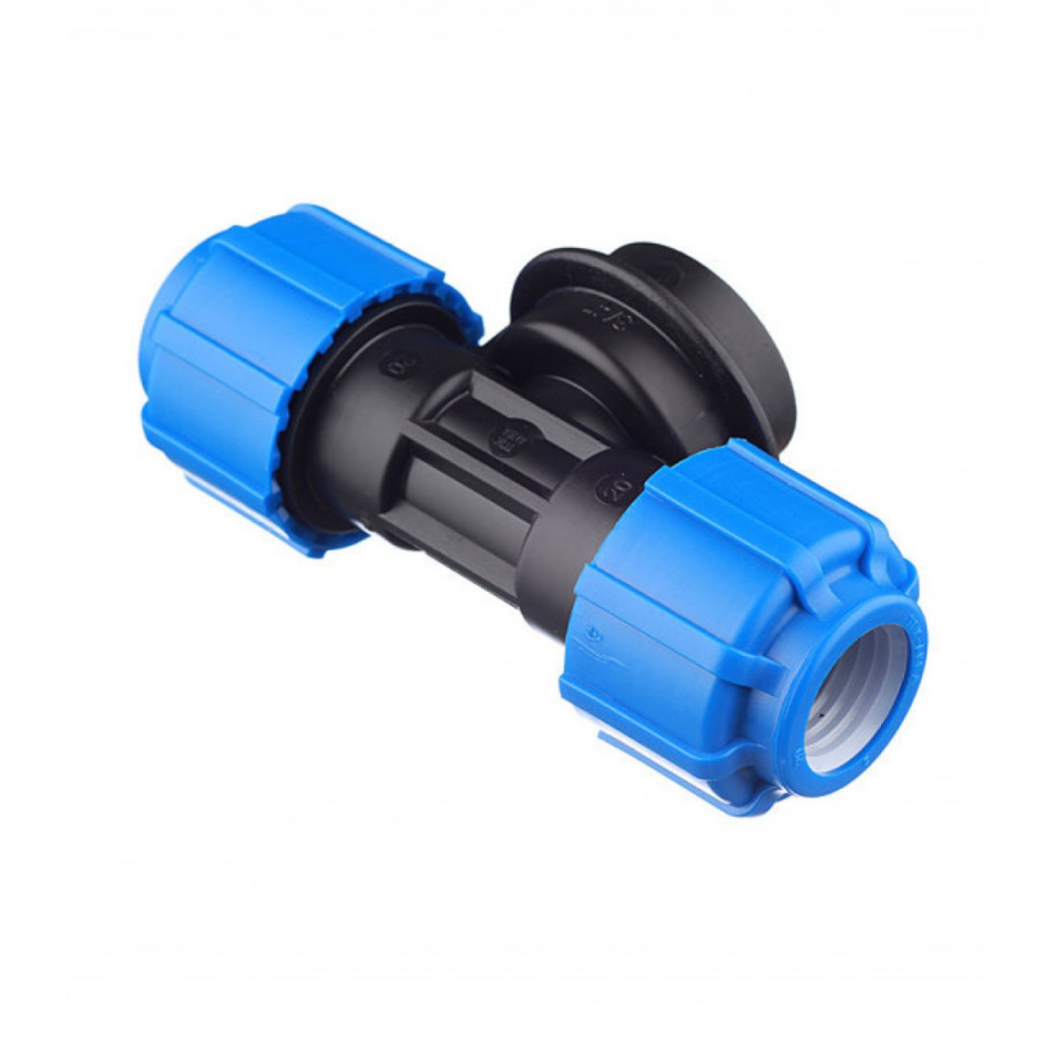 Тройник 32-1"вн.-32 ПНД Политэк фото 1 &mdash; Multielectrika