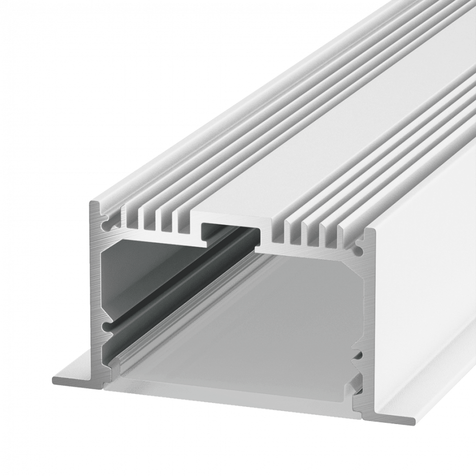 Алюминиевый профиль Design LED LE 6332, 2500 мм, белый фото 1 — Multielectrika