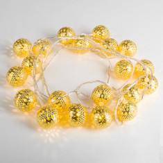 Гирлянда нить хром перламутровый с эффектом мерцания 2,8м IP20 400-003 хром/белый с эффектом мерцания &mdash; Multielectrika