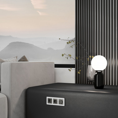 Накладка для розетки USB (графит акрил) W1179544 — Multielectrika