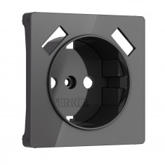 Накладка для розетки USB (графит акрил) W1179544 &mdash; Multielectrika