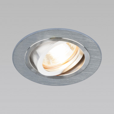 Алюминиевый точечный светильник 1061/1 MR16 SL серебро — Multielectrika