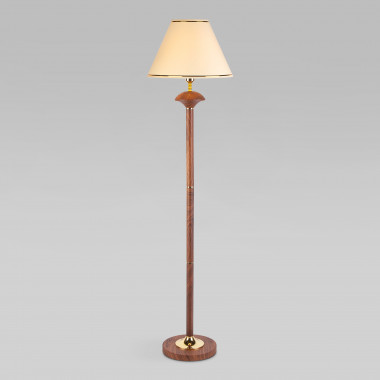 Напольный светильник с абажуром 01086/1 орех — Multielectrika