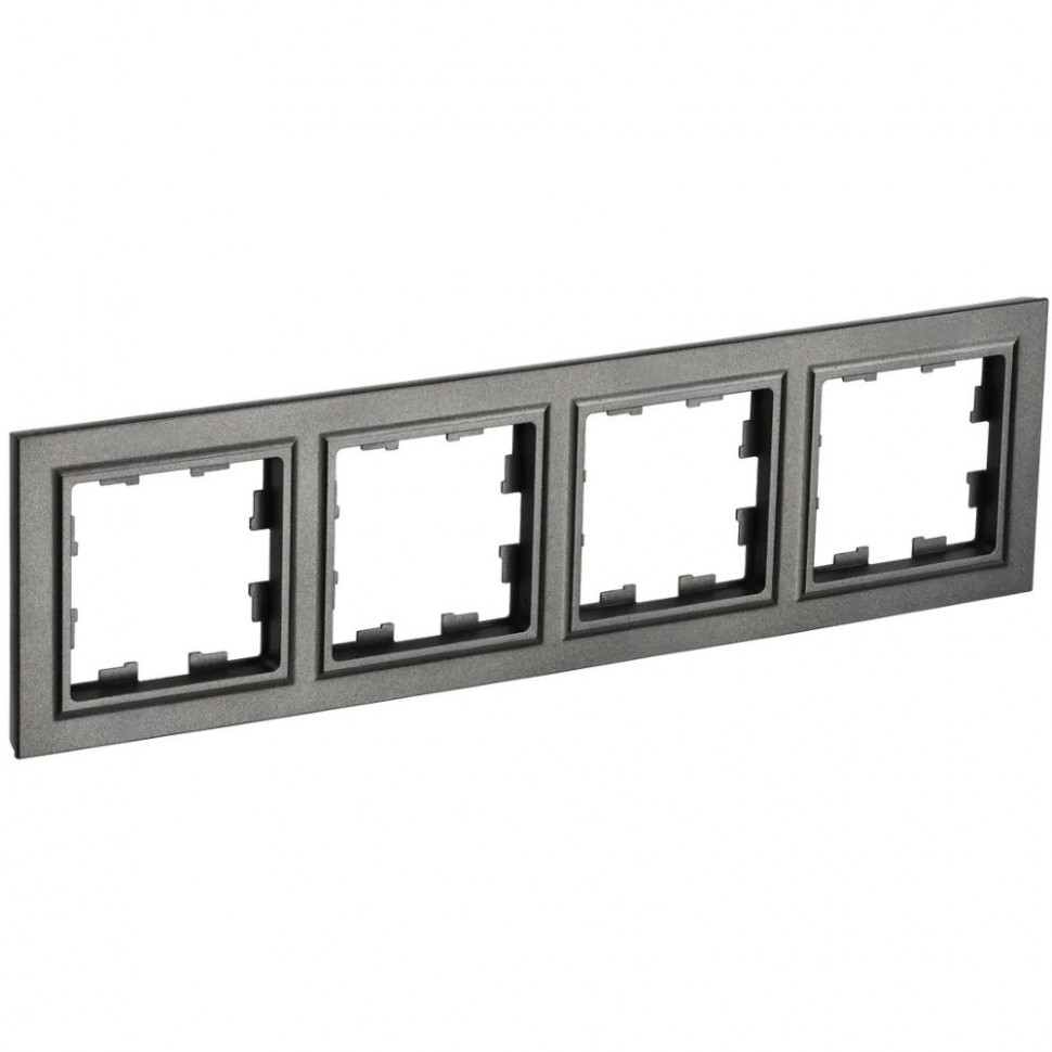 Рамка на 4 поста IEK Brite РУ-4-БрТБ темная бронза фото 1 — Multielectrika